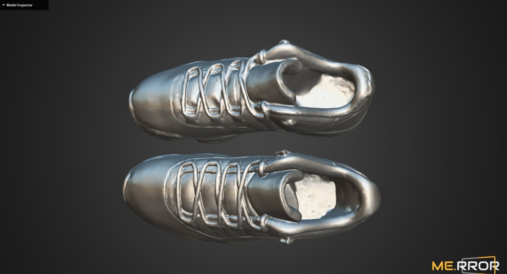 Light Blue Running Shoes 3D model_11