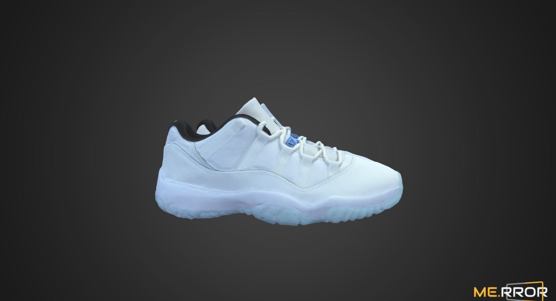 Light Blue Running Shoes 3D model_3