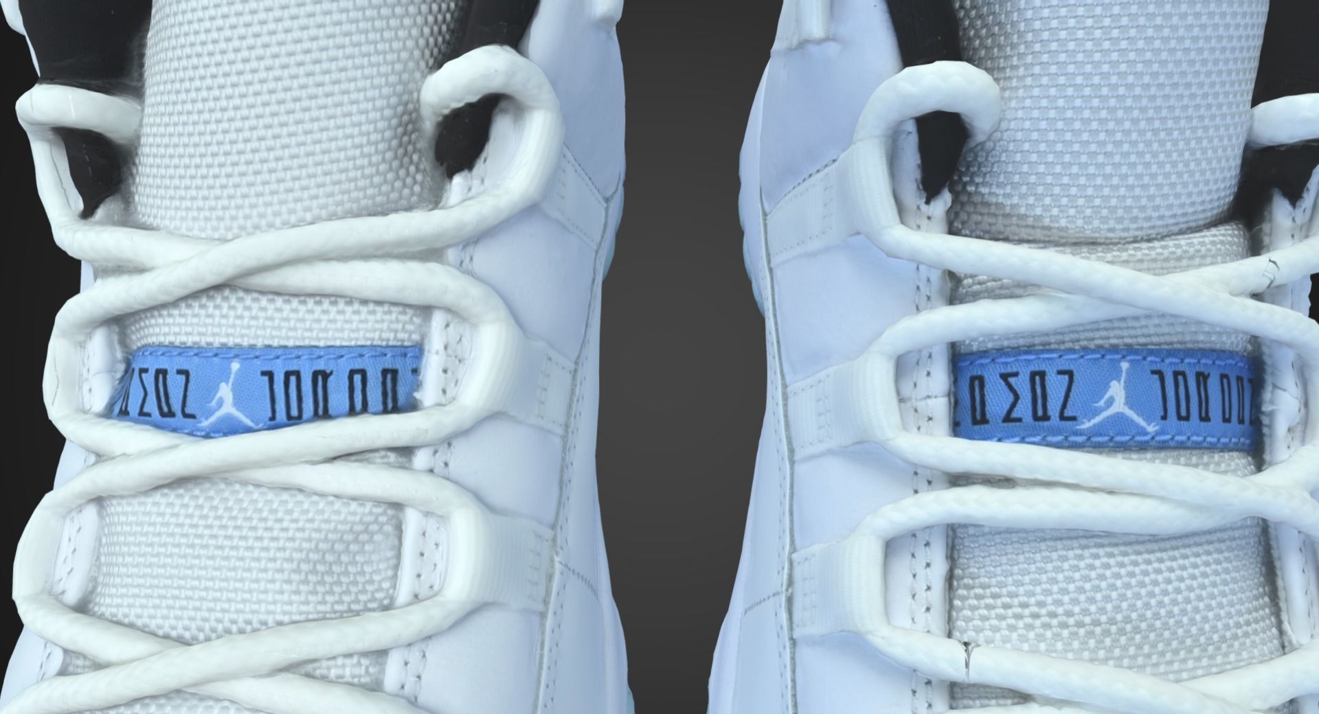 Light Blue Running Shoes 3D model_9