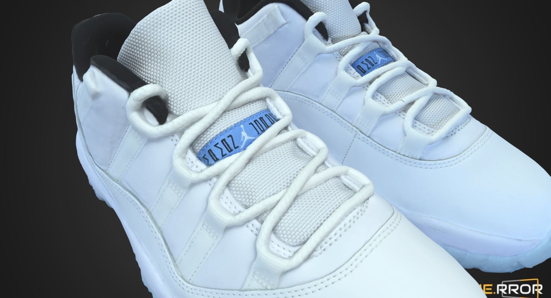 Light Blue Running Shoes 3D model_8