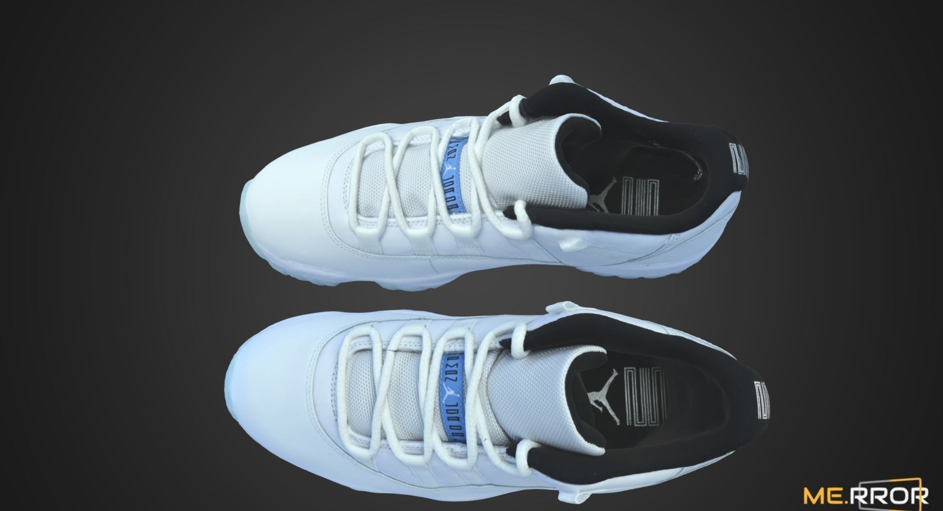 Light Blue Running Shoes 3D model_5