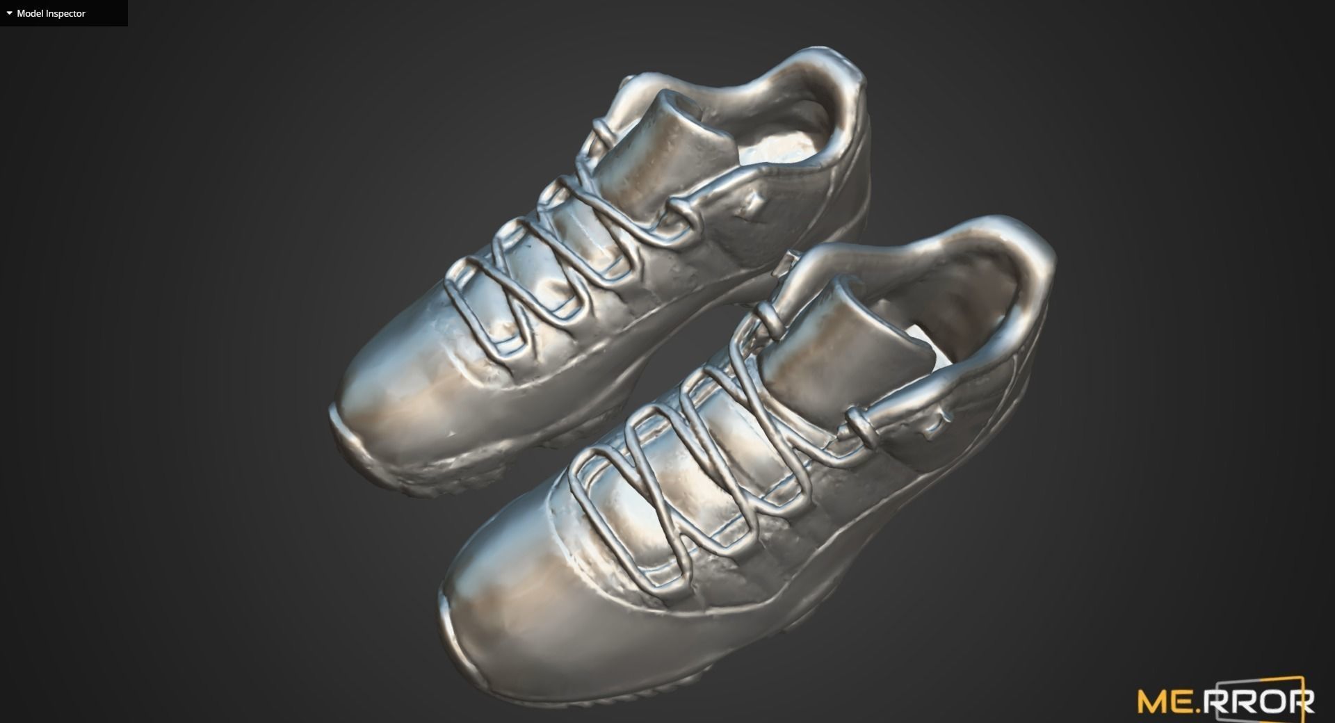 Light Blue Running Shoes 3D model_10