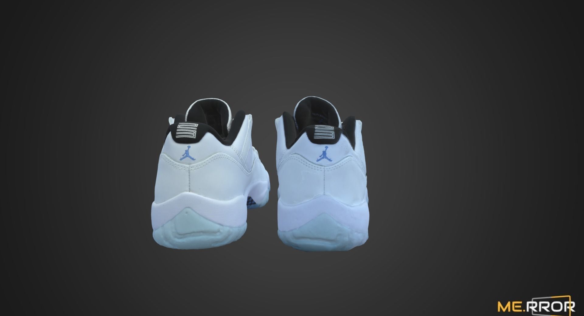Light Blue Running Shoes 3D model_2
