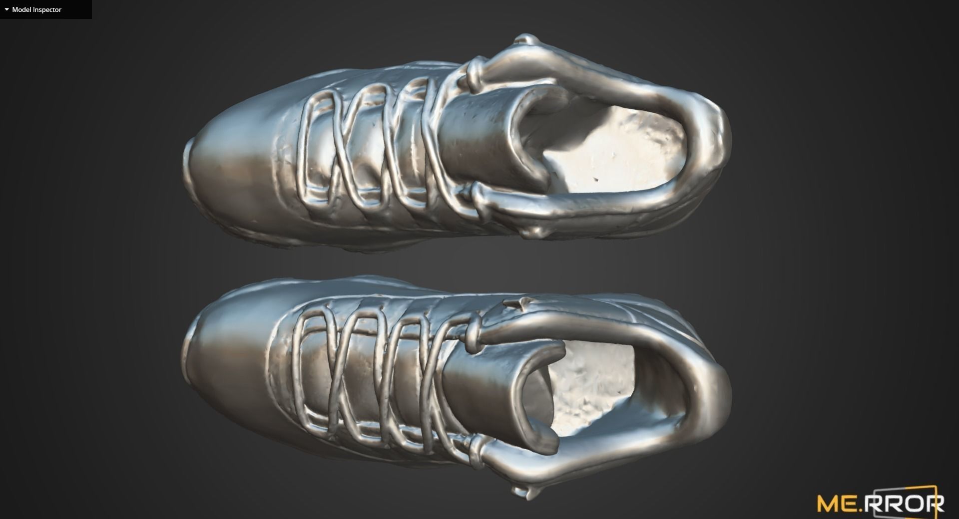 Light Blue Running Shoes 3D model_16