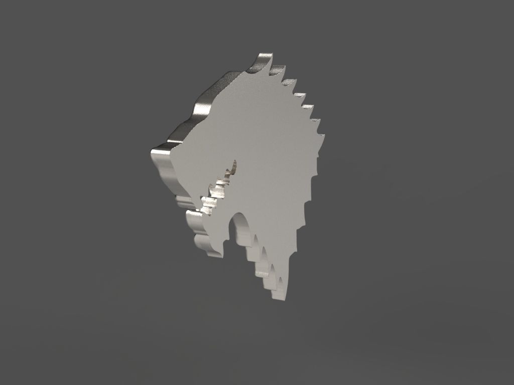 logo the Game of Thrones 3d model for 3d printing 3D print model 3D print model_24