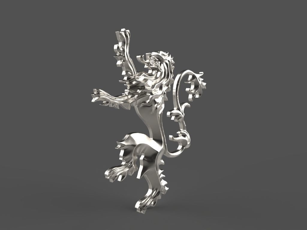 logo the Game of Thrones 3d model for 3d printing 3D print model 3D print model_11