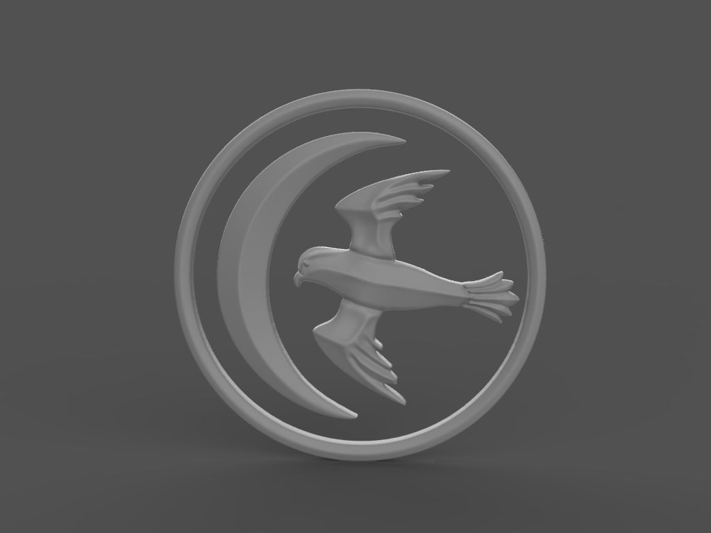 logo the Game of Thrones 3d model for 3d printing 3D print model 3D print model_2