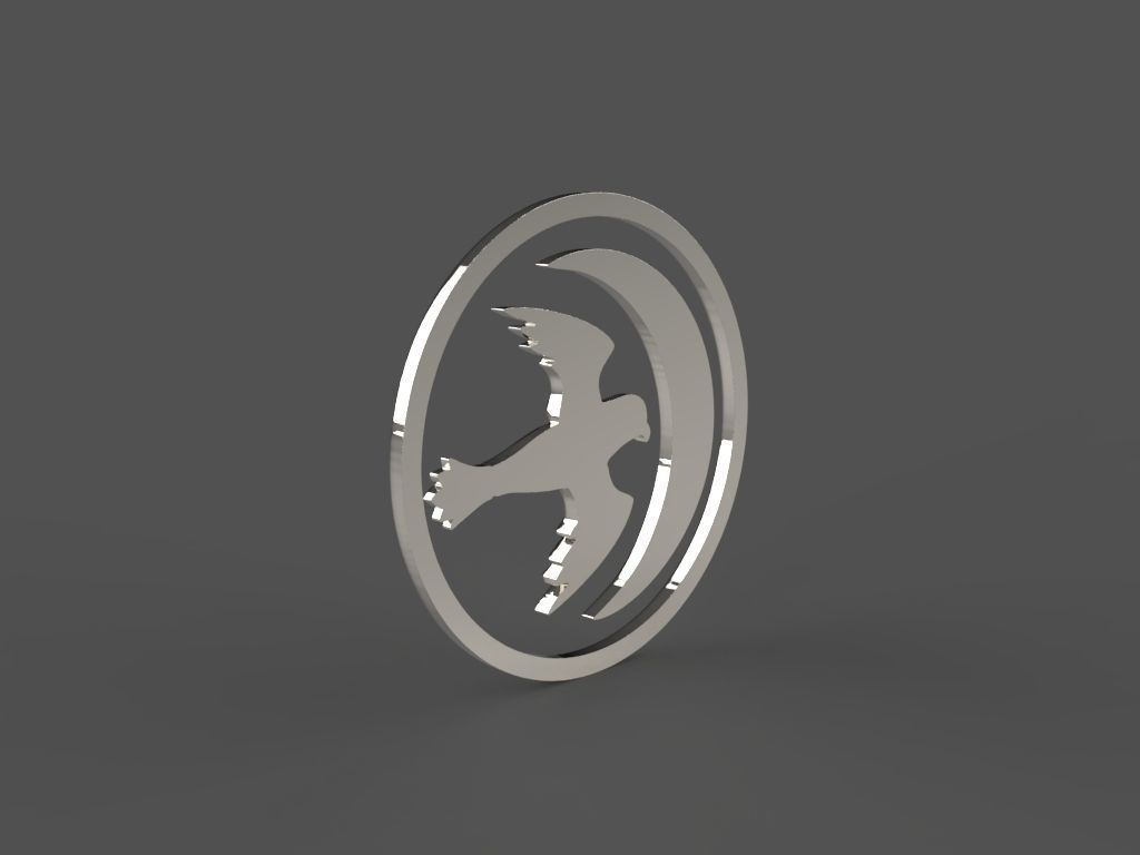 logo the Game of Thrones 3d model for 3d printing 3D print model 3D print model_5