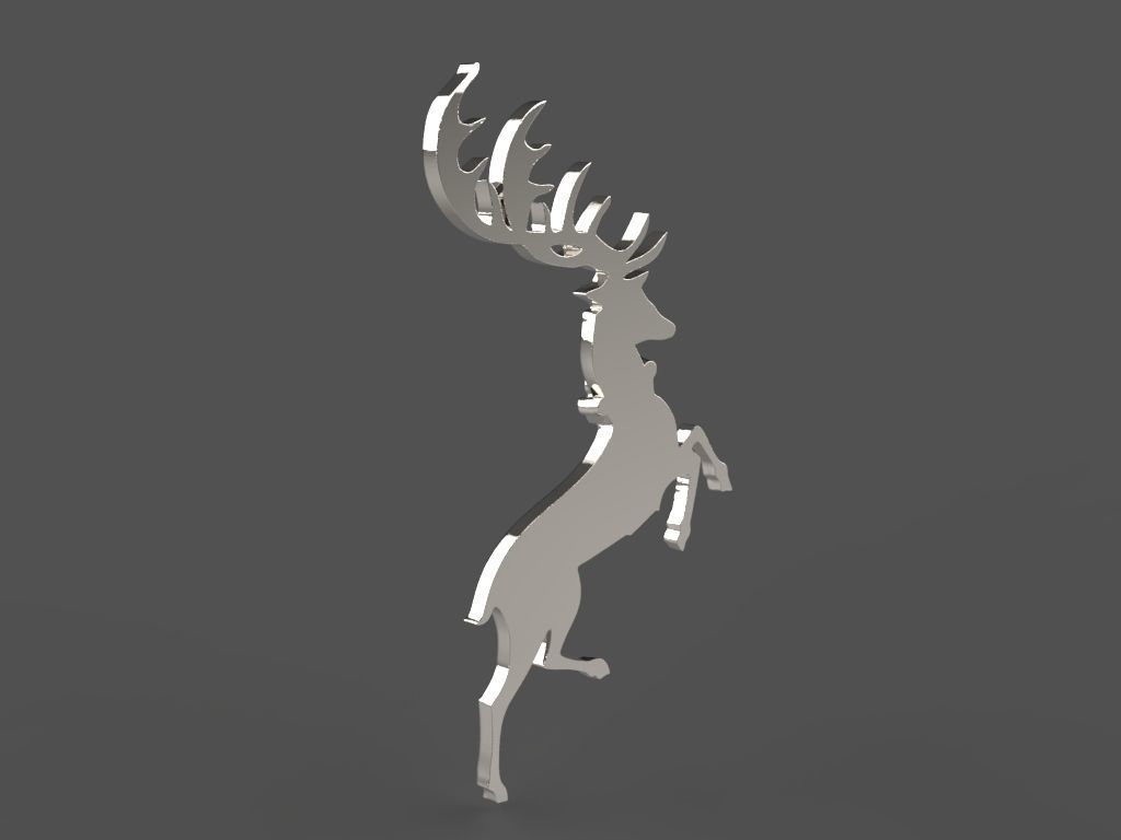 logo the Game of Thrones 3d model for 3d printing 3D print model 3D print model_9