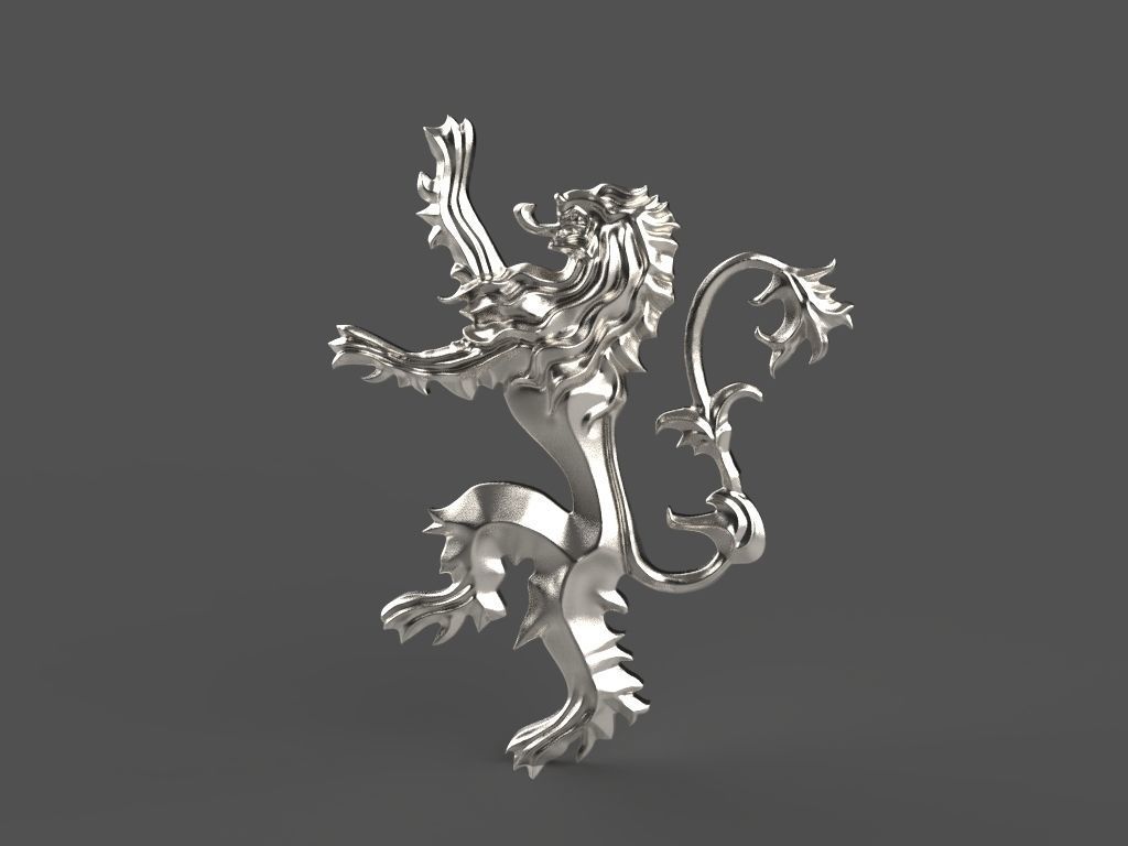 logo the Game of Thrones 3d model for 3d printing 3D print model 3D print model_12