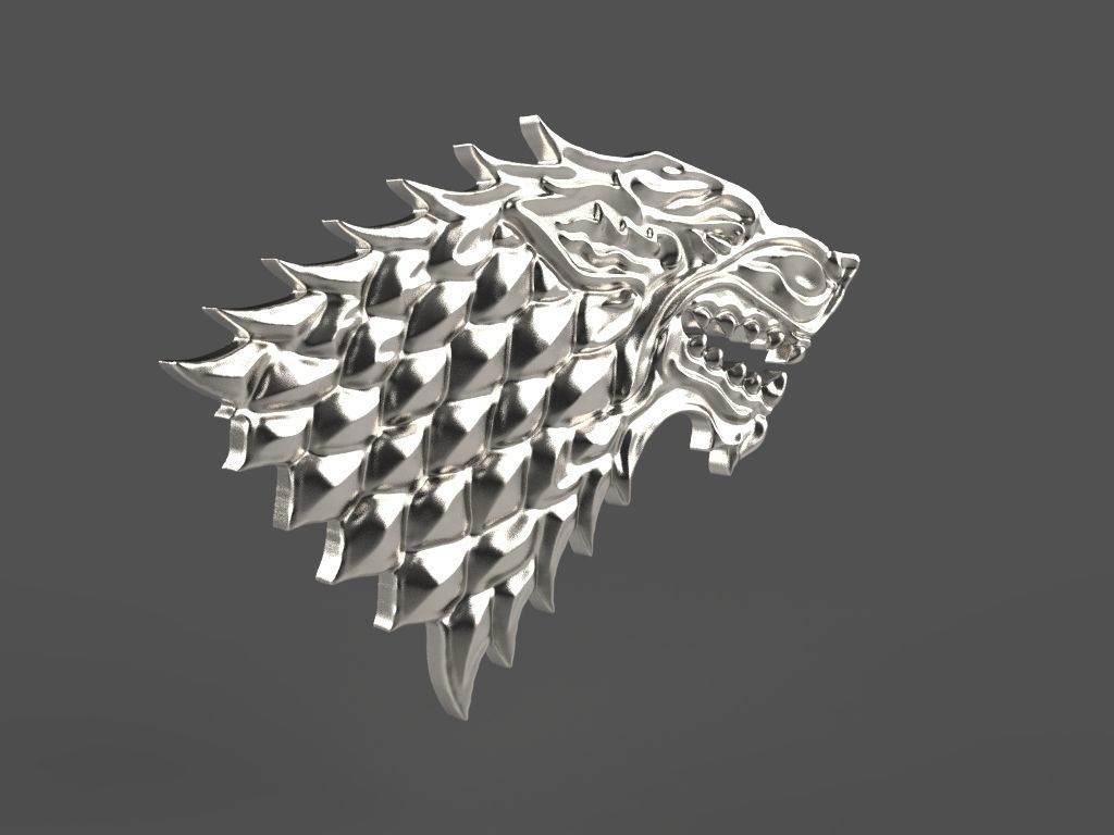 logo the Game of Thrones 3d model for 3d printing 3D print model 3D print model_21