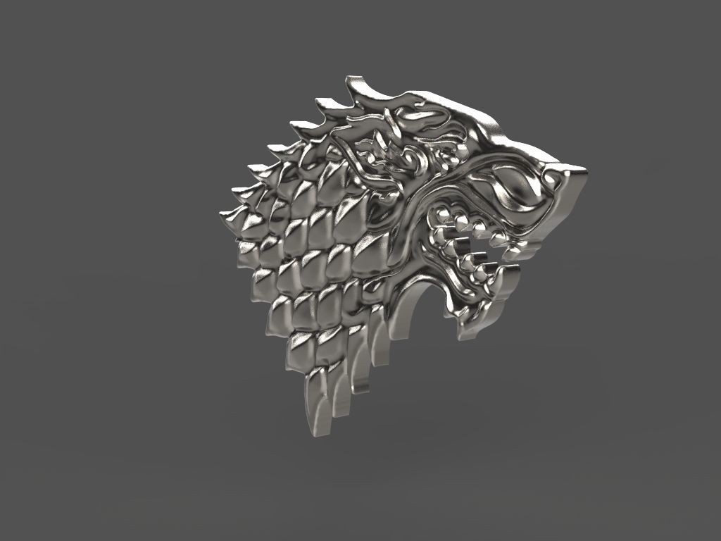 logo the Game of Thrones 3d model for 3d printing 3D print model 3D print model_23