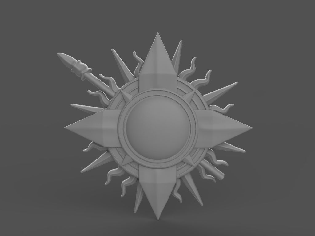 logo the Game of Thrones 3d model for 3d printing 3D print model 3D print model_15