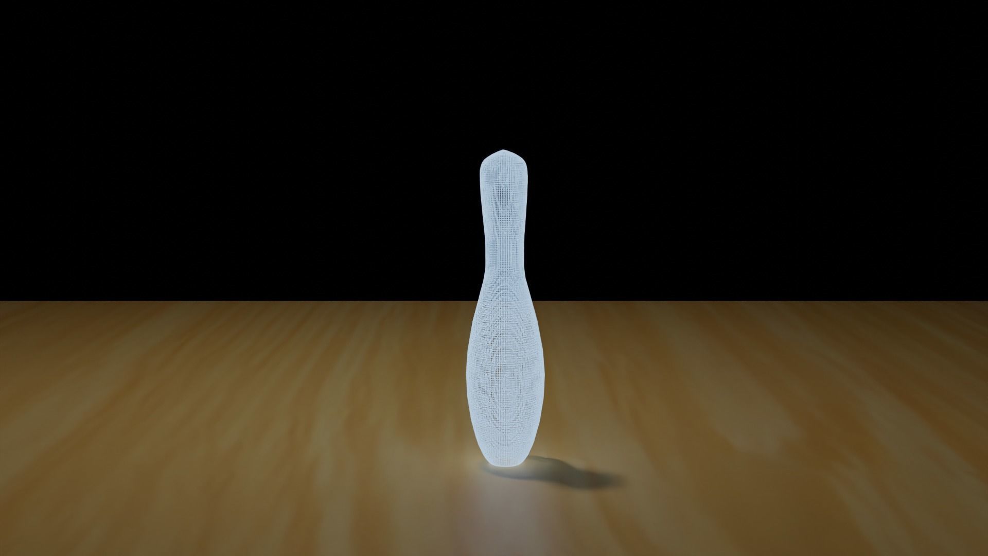 High Quality Bowling Pin Low-poly 3D model_5