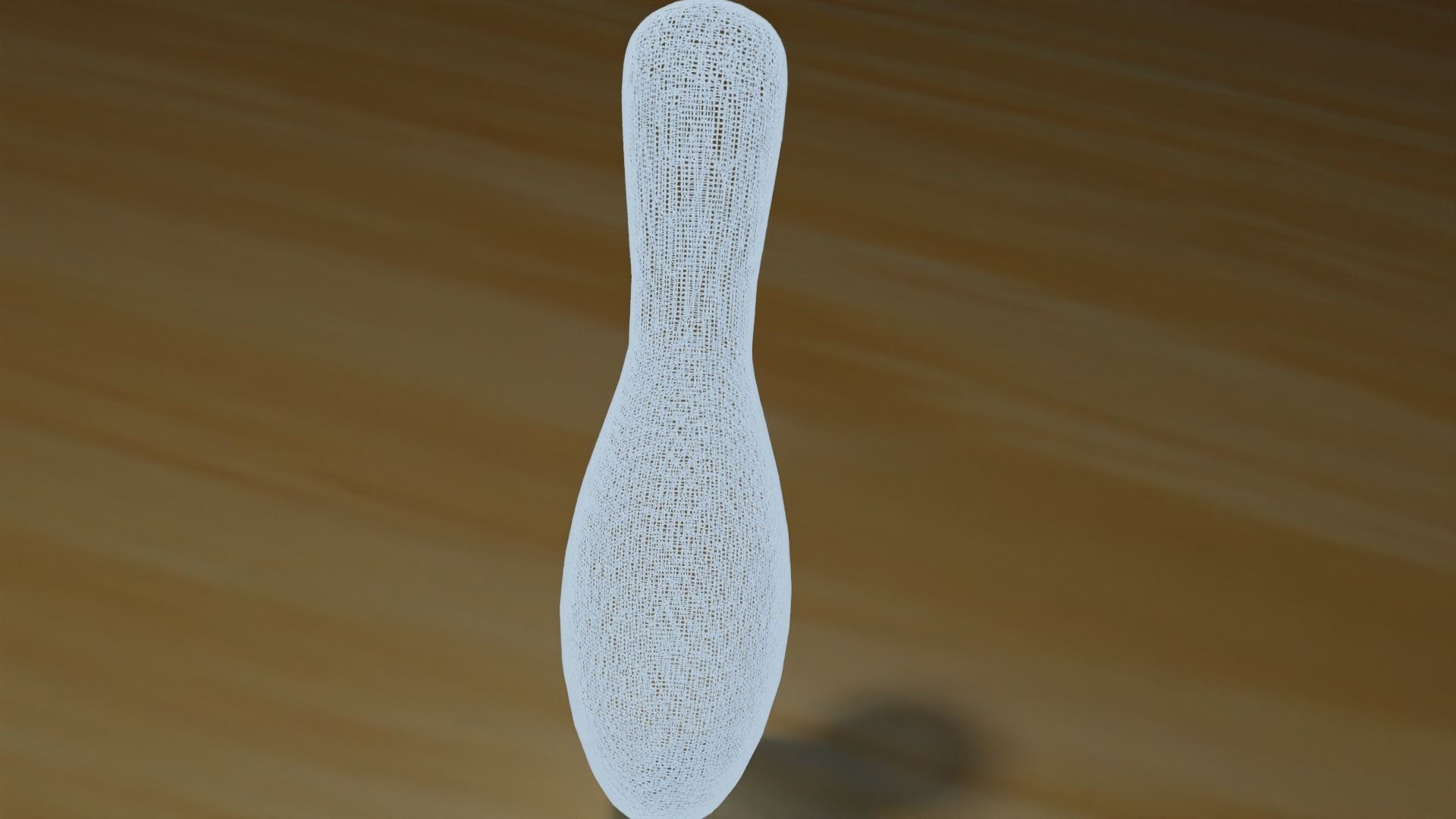 High Quality Bowling Pin Low-poly 3D model_4