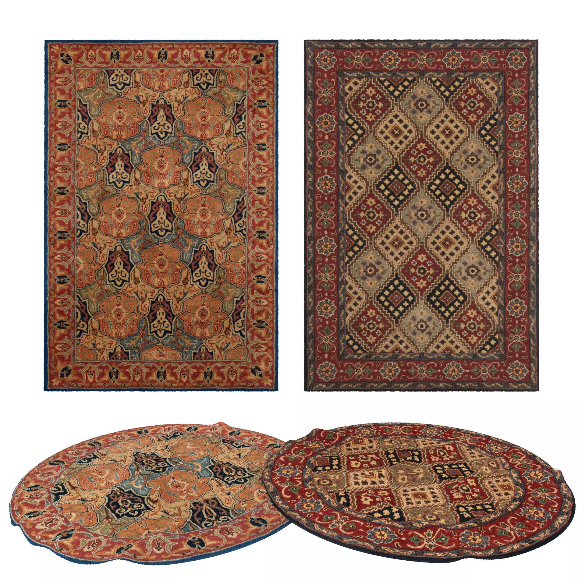 Rugs No 830 Low-poly 3D model