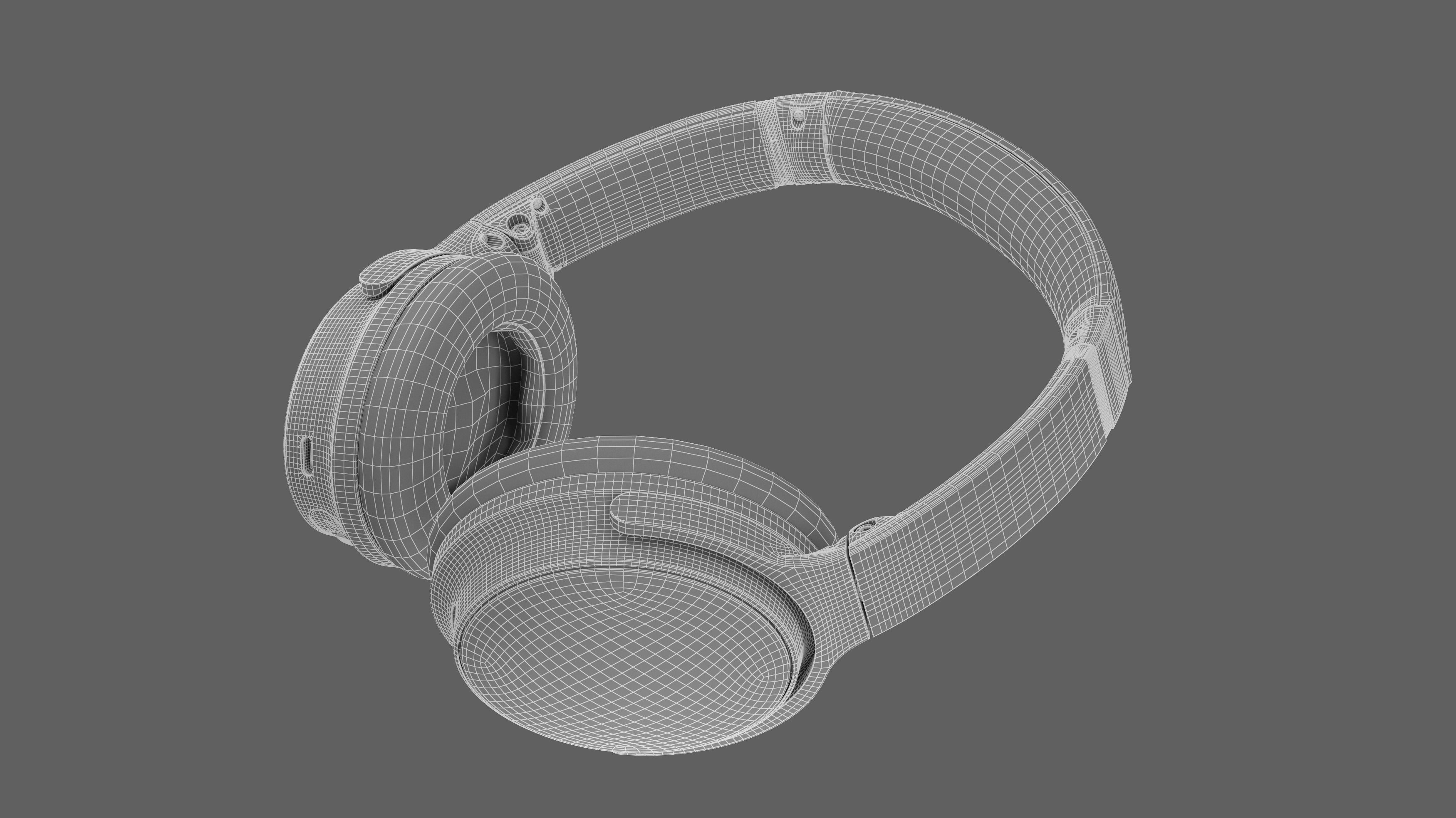 Headphone Bose Quiet Comfort 45 Beige 3D model_23