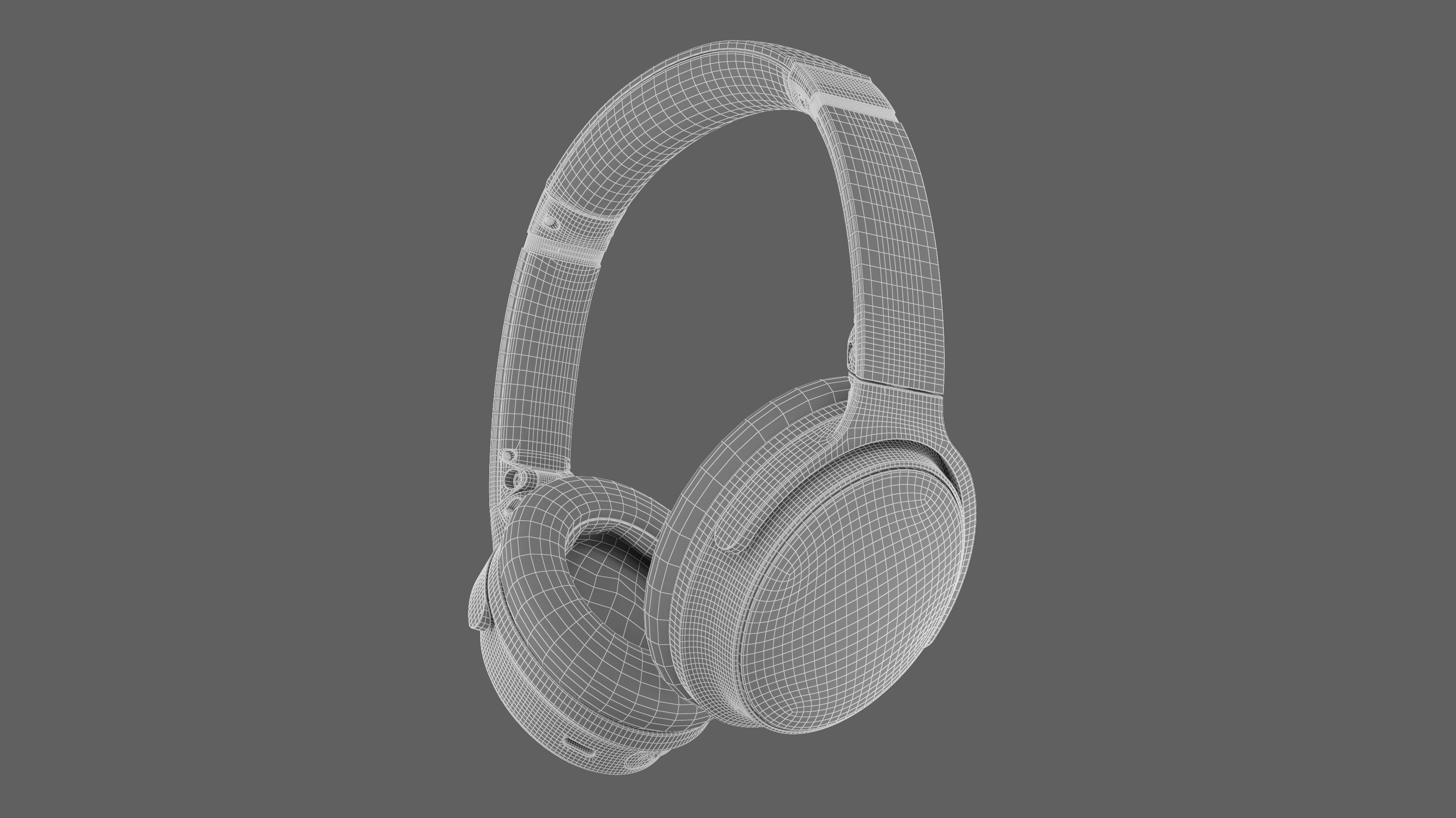 Headphone Bose Quiet Comfort 45 Beige 3D model_17