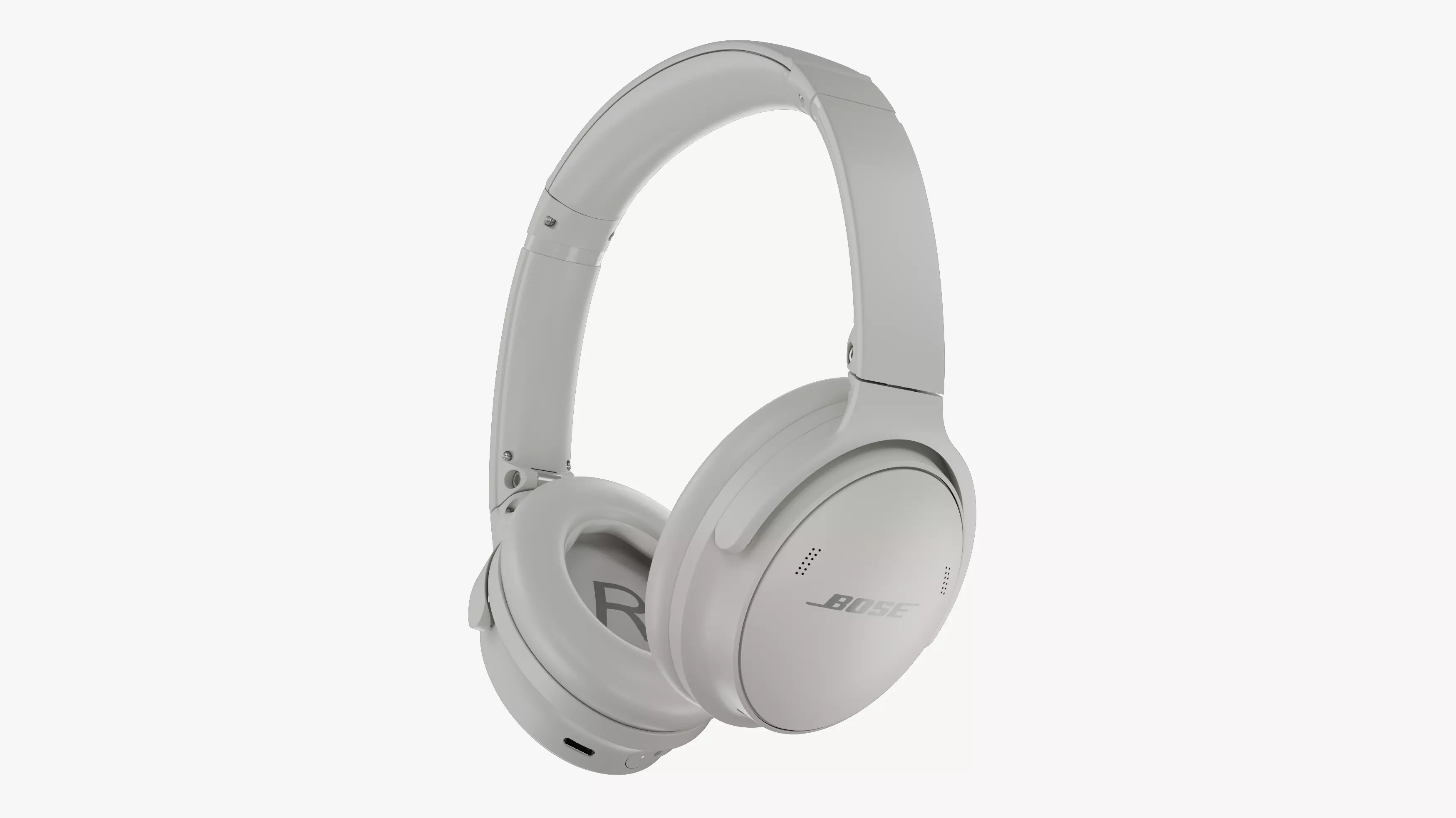 Headphone Bose Quiet Comfort 45 Beige 3D model_0