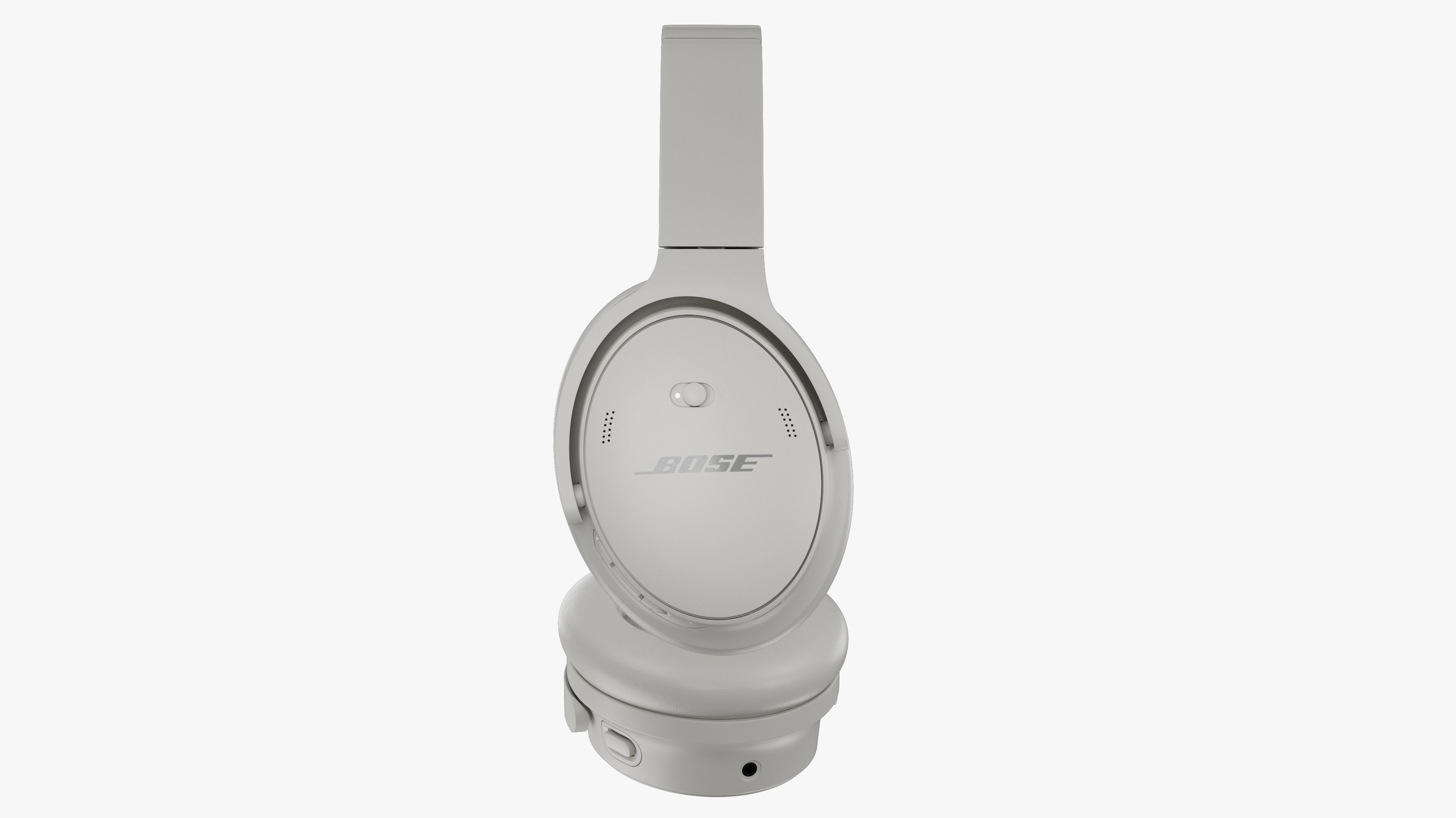 Headphone Bose Quiet Comfort 45 Beige 3D model_12