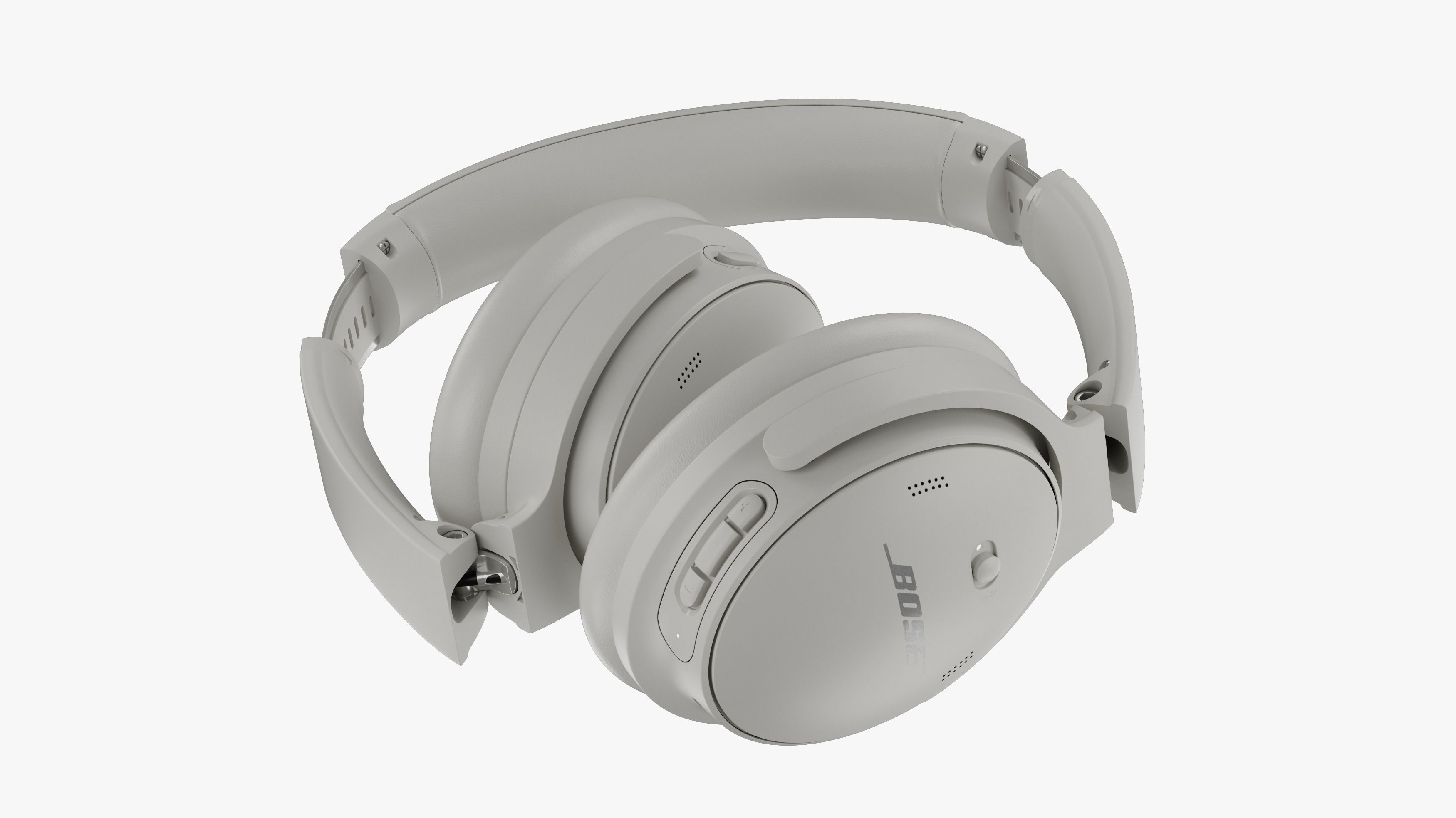 Headphone Bose Quiet Comfort 45 Beige 3D model_16