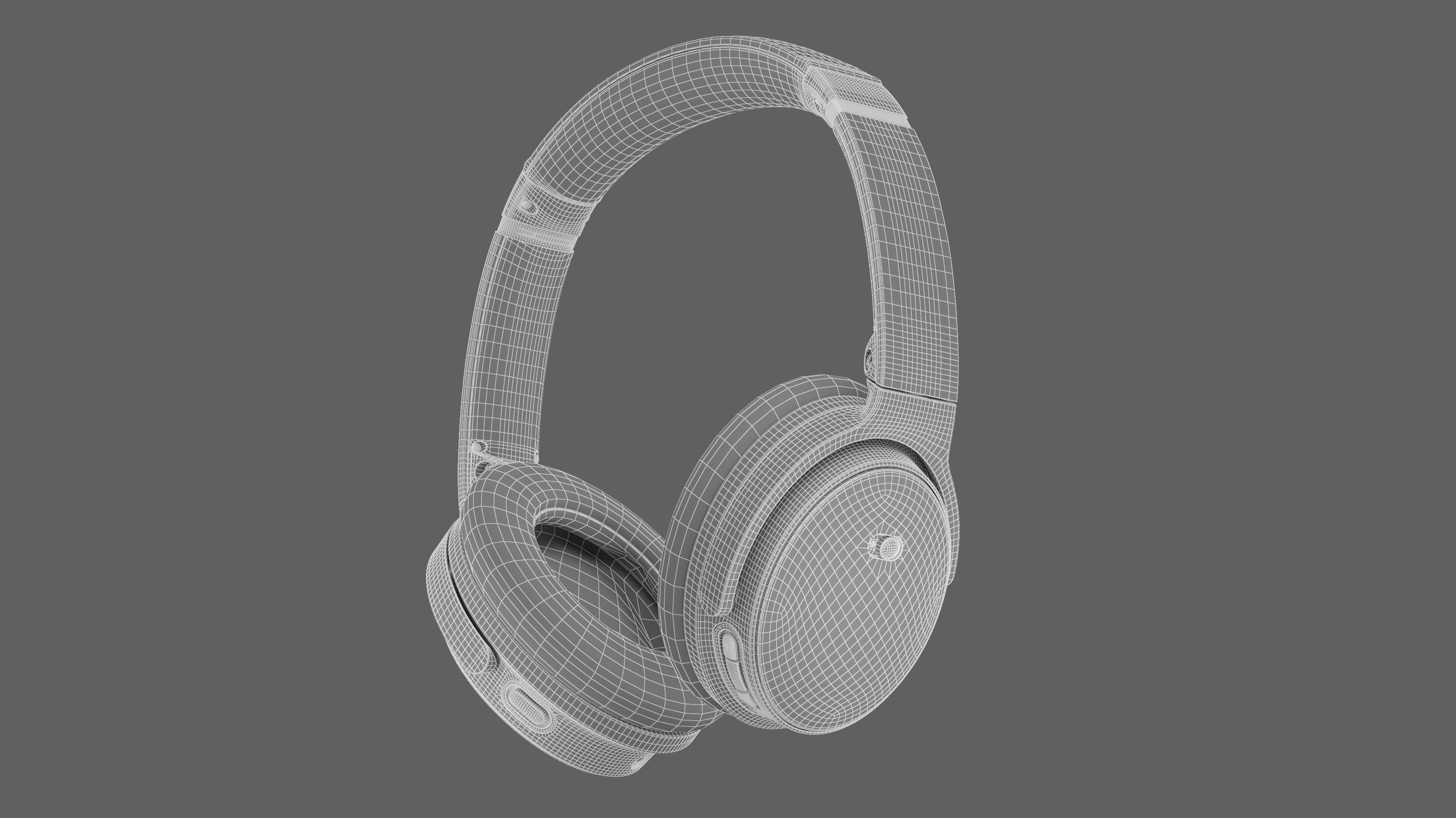 Headphone Bose Quiet Comfort 45 Beige 3D model_21