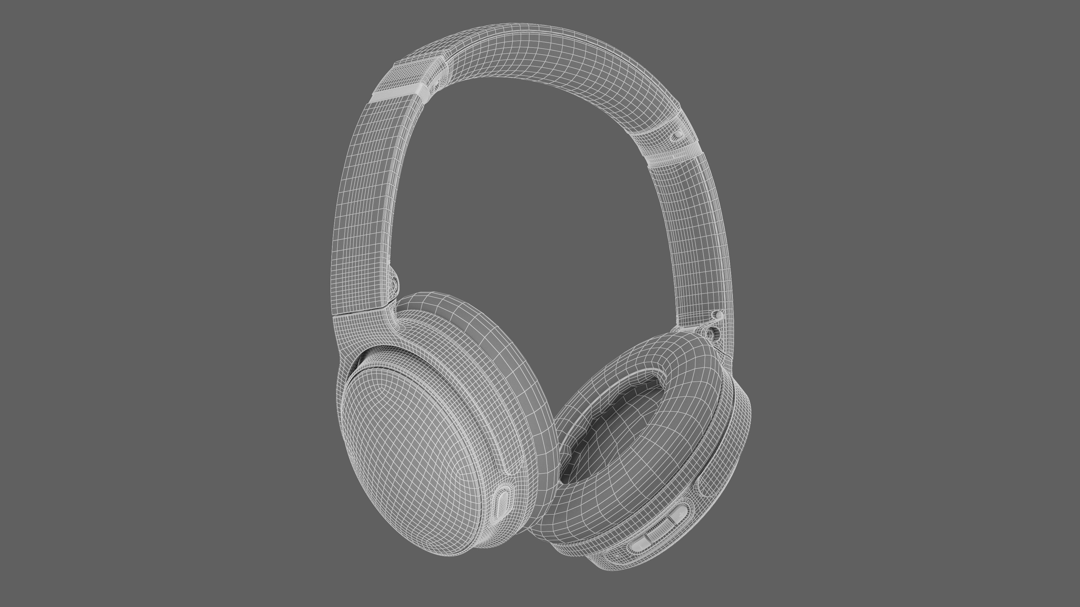 Headphone Bose Quiet Comfort 45 Beige 3D model_22