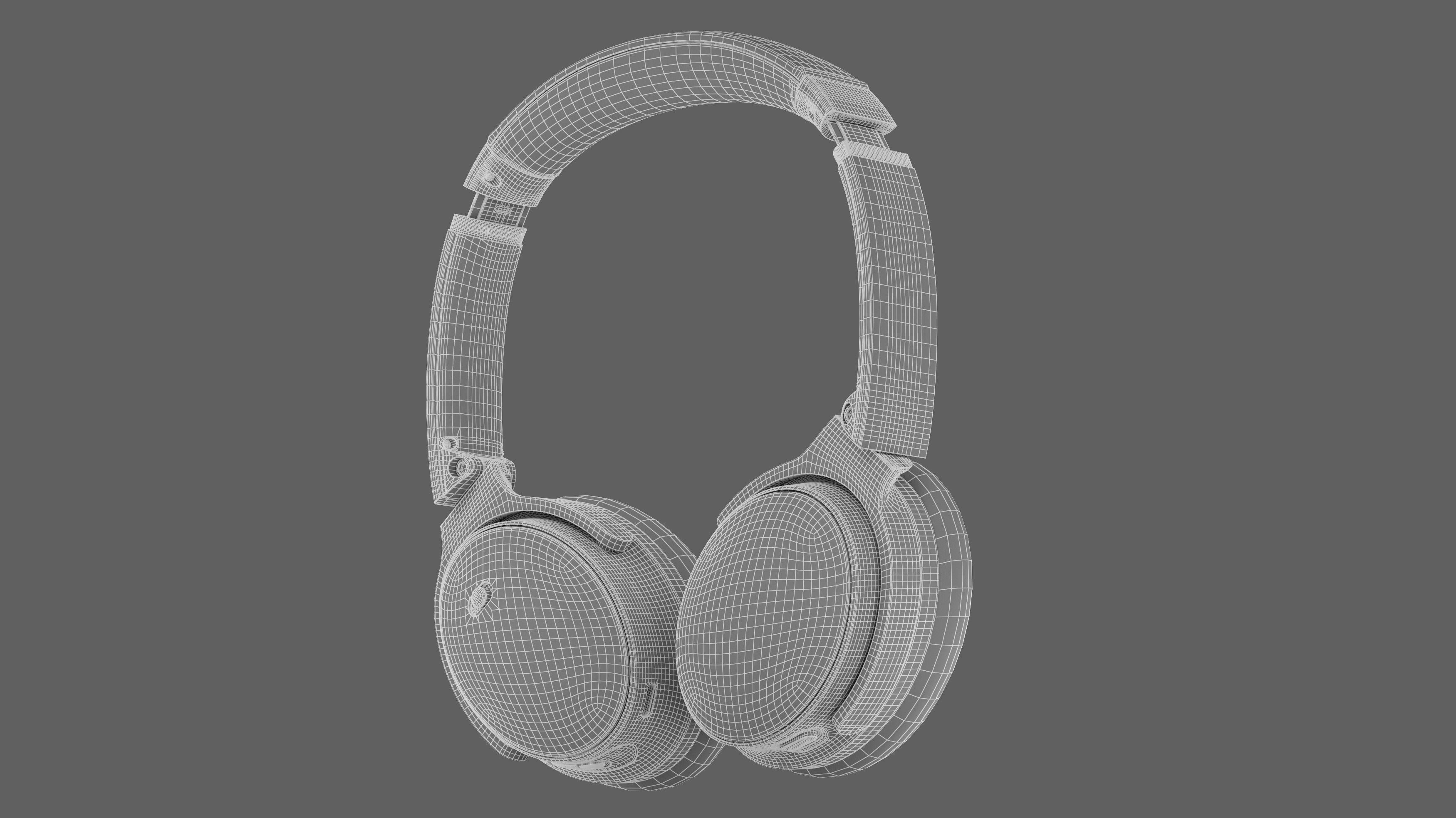 Headphone Bose Quiet Comfort 45 Beige 3D model_30