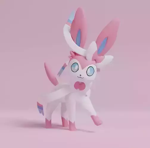 Pokemon - Sylveon New Version 3D print model
