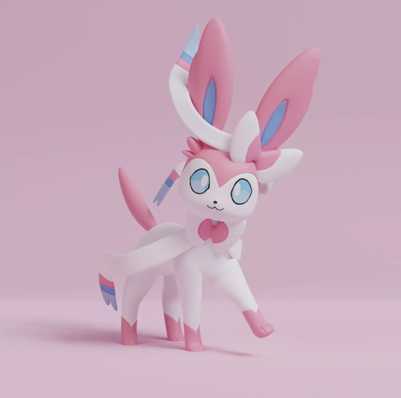 Pokemon - Sylveon New Version 3D print model