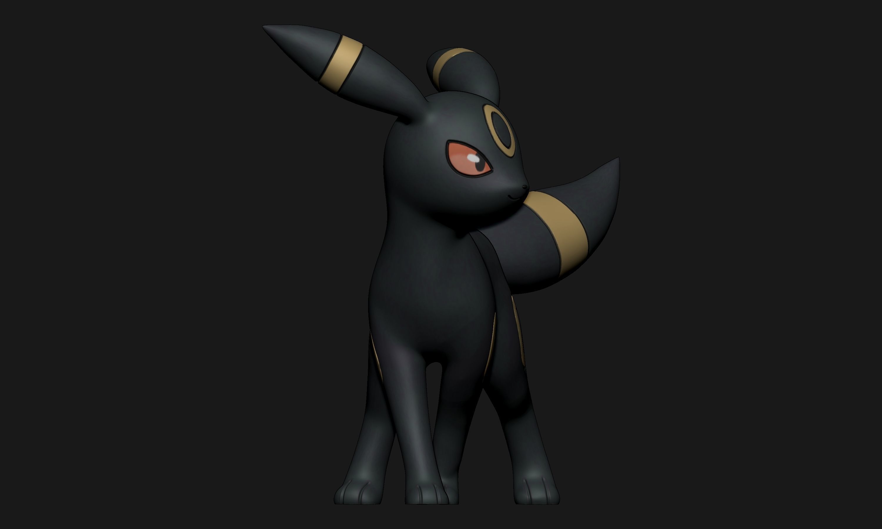 Pokemon - Umbreon New Version 3D print model_1