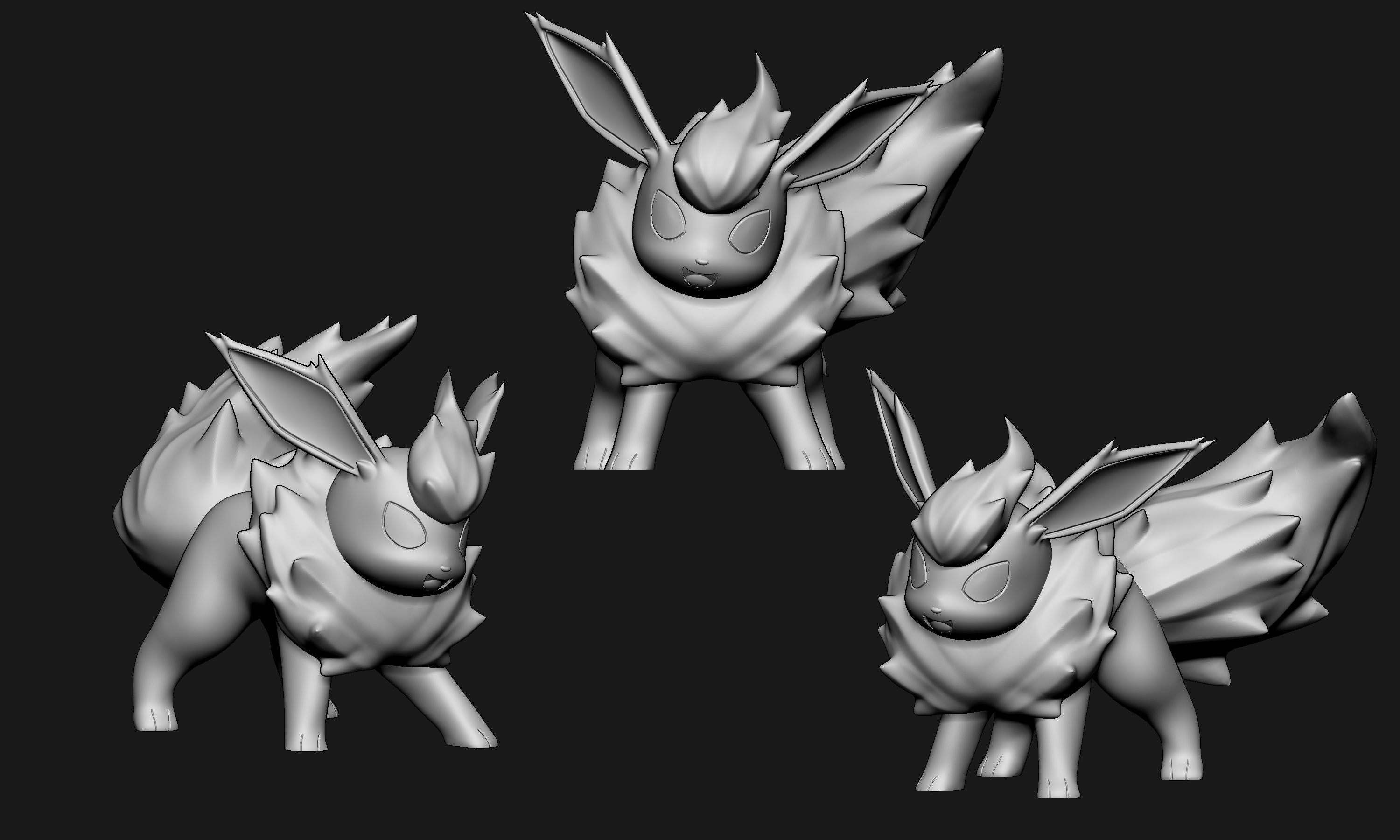 Pokemon - Flareon New Version 3D print model_5