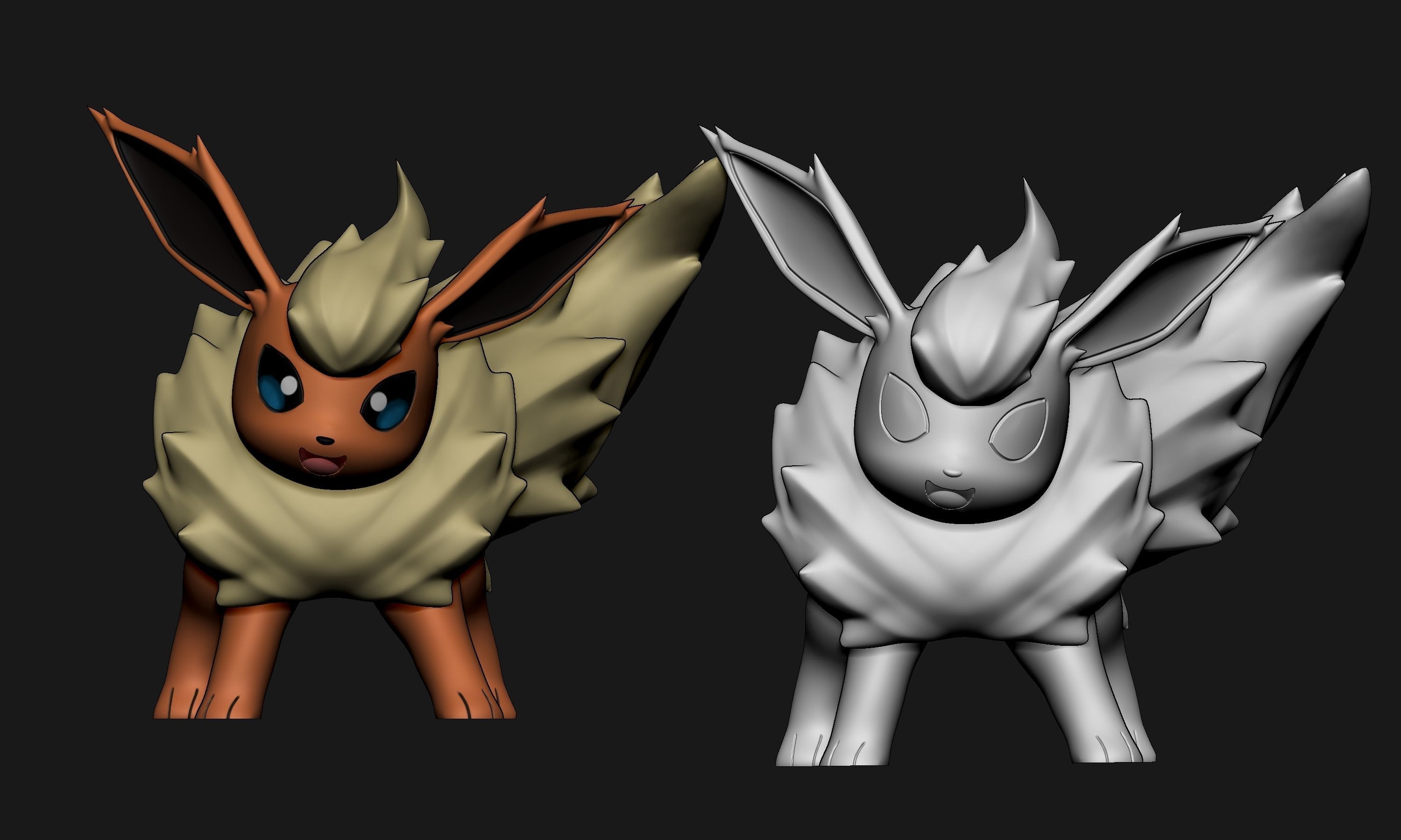 Pokemon - Flareon New Version 3D print model_7