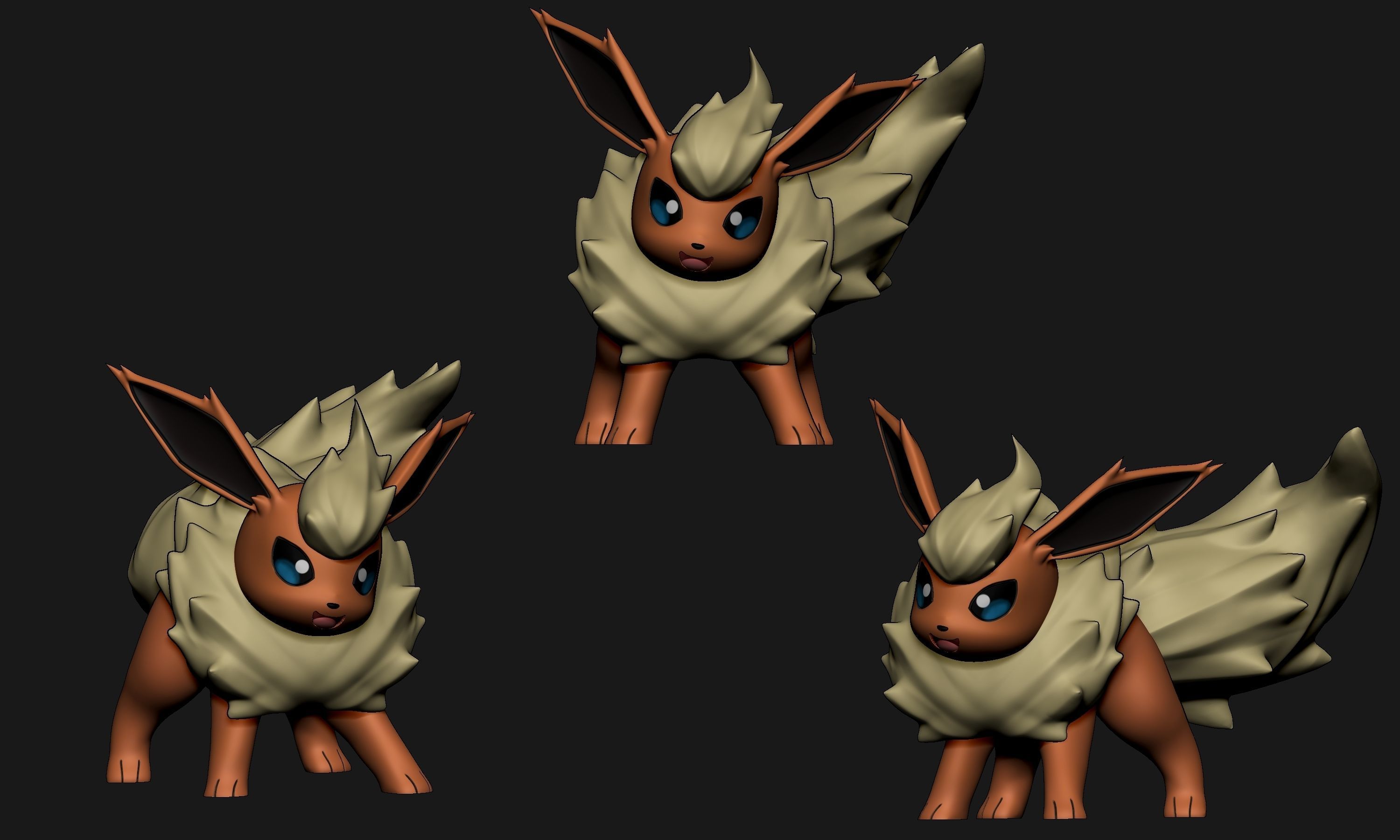 Pokemon - Flareon New Version 3D print model_2