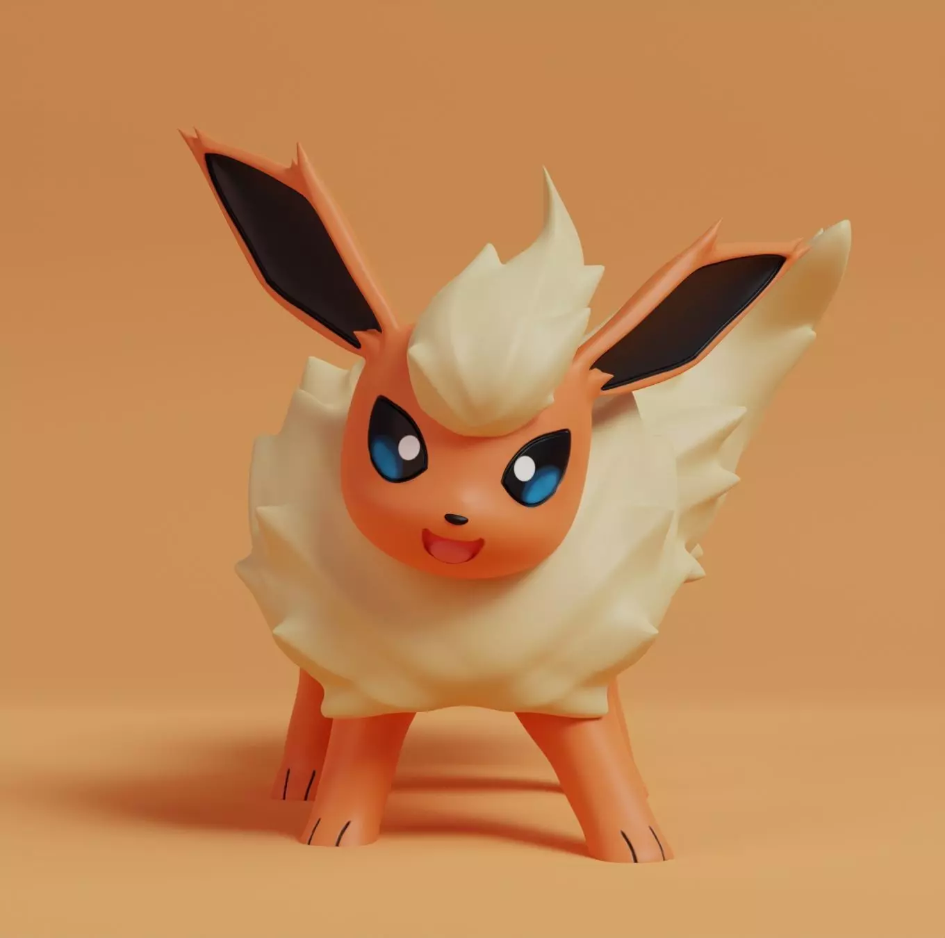 Pokemon - Flareon New Version 3D print model_0