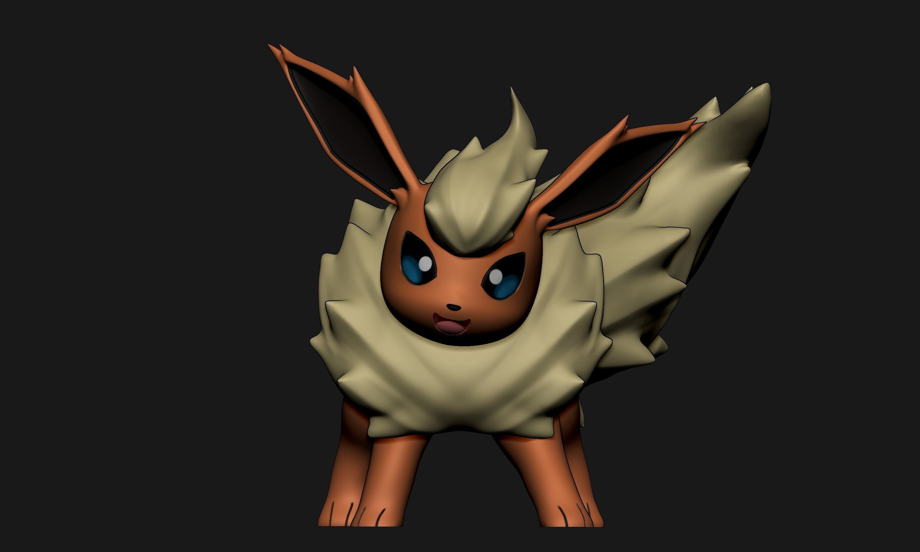 Pokemon - Flareon New Version 3D print model_1