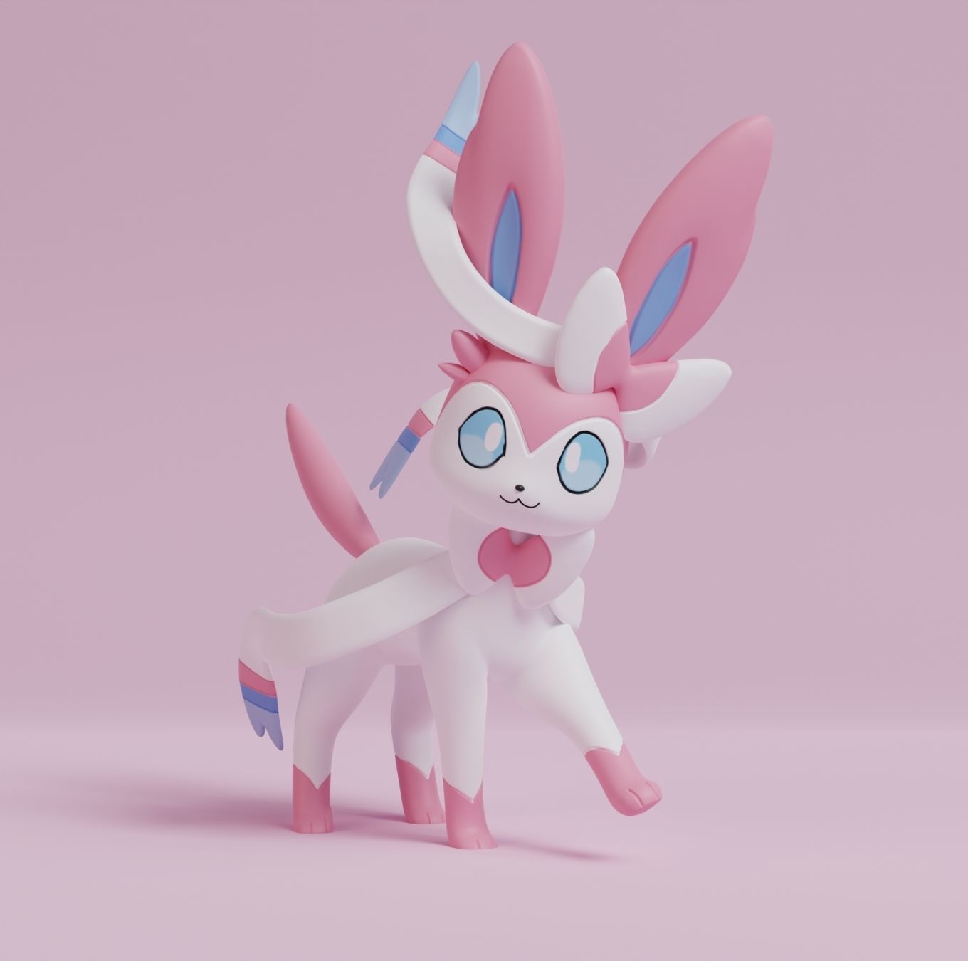 Pokemon - All Eeveelutions New Version 3D print model_13