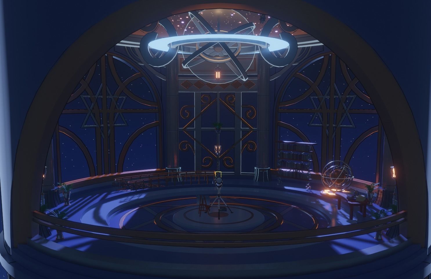 blenderScene of Starry Piano Hall 3D model_5