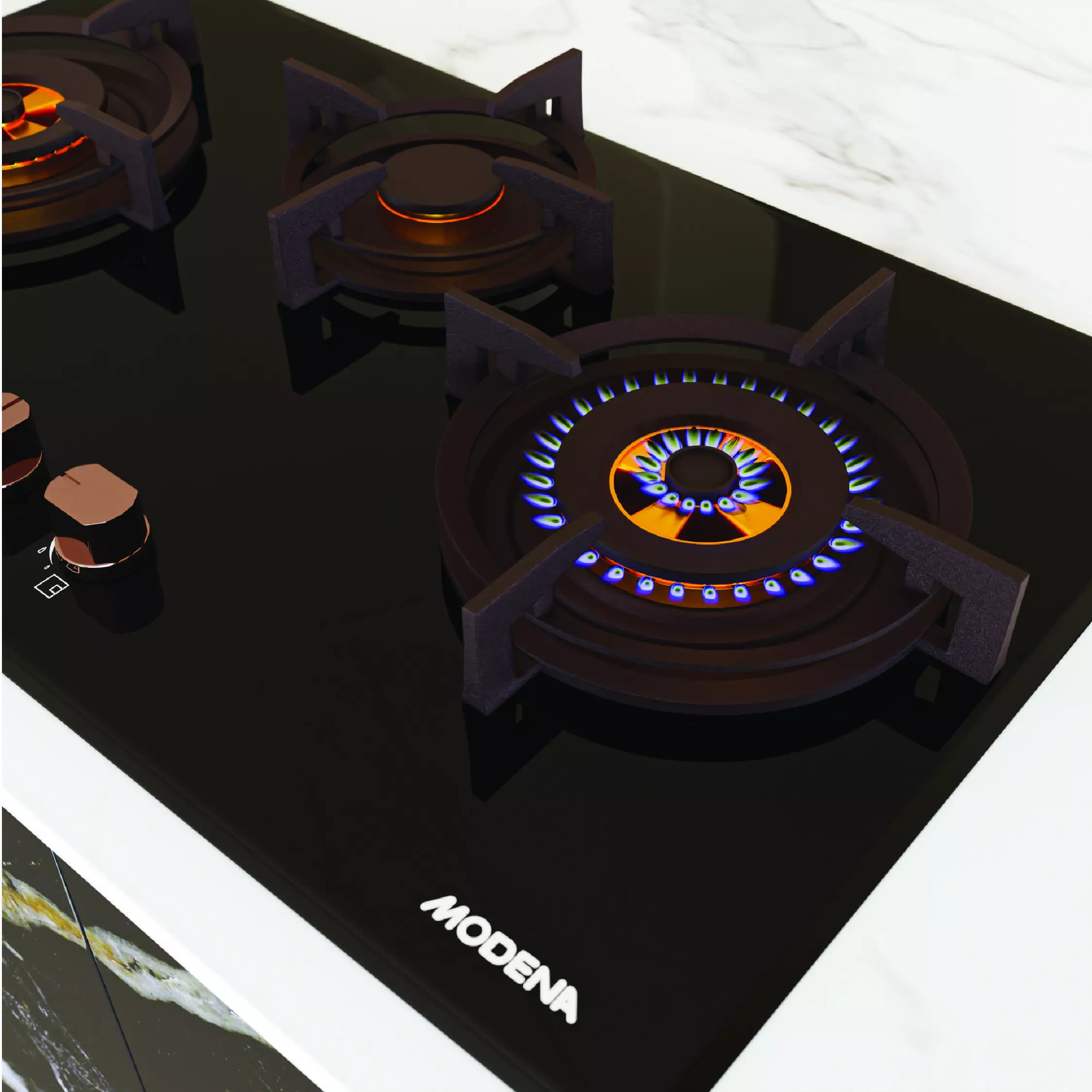 Modena Built In Gas Hob BH 2933 LL 3D model_0