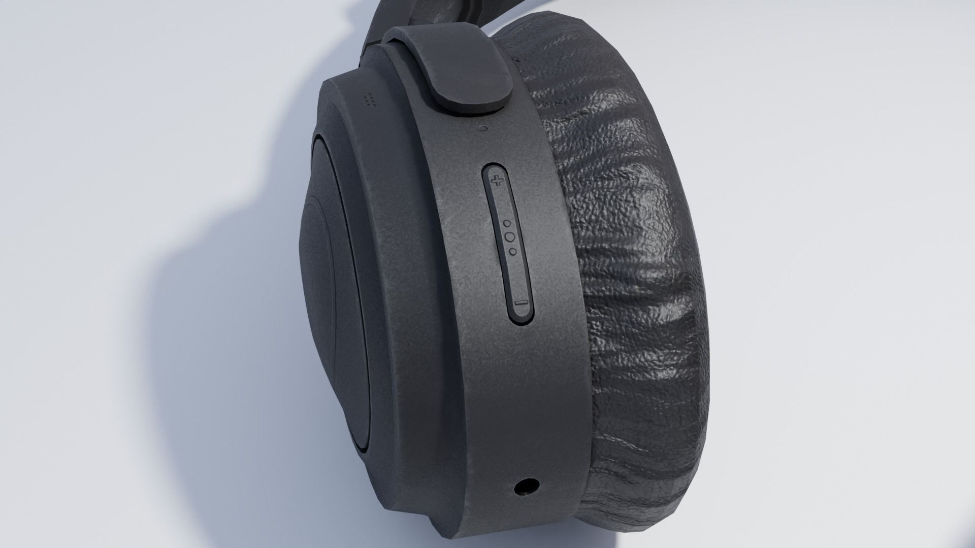 Headphones Low-poly 3D model_11