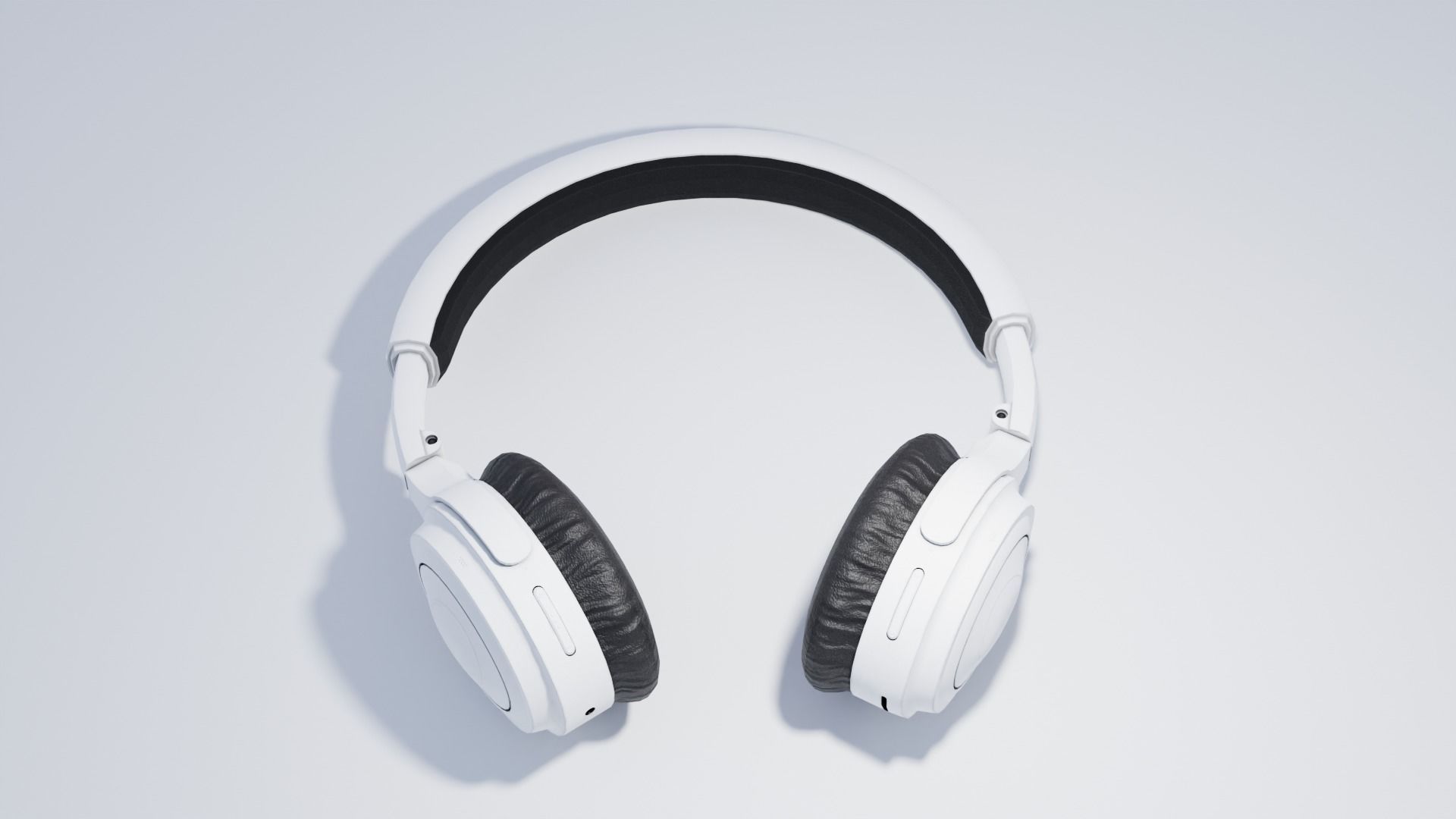 Headphones Low-poly 3D model_2