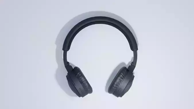 Headphones Low-poly 3D model