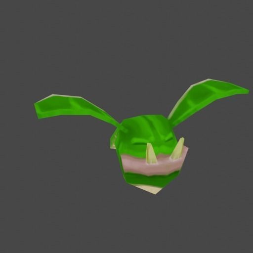 Mini Dragon Character Hand Painted Low-poly 3D model_2