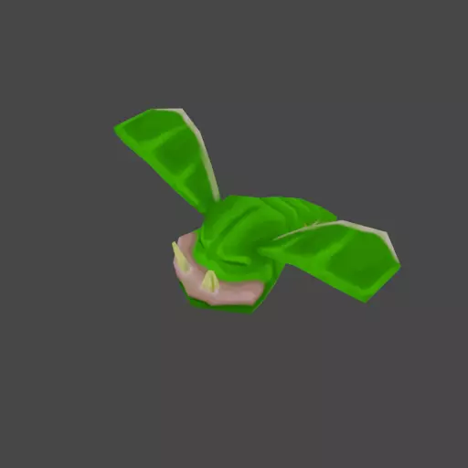 Mini Dragon Character Hand Painted Low-poly 3D model_0