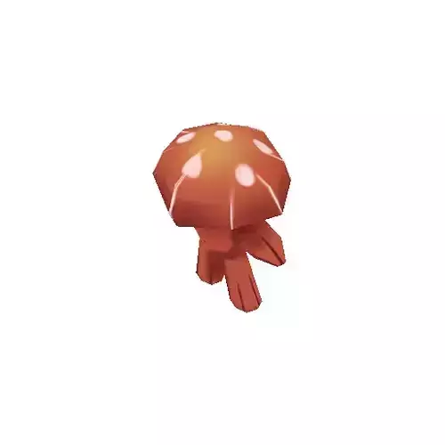 Mushroom Character Hand Painted