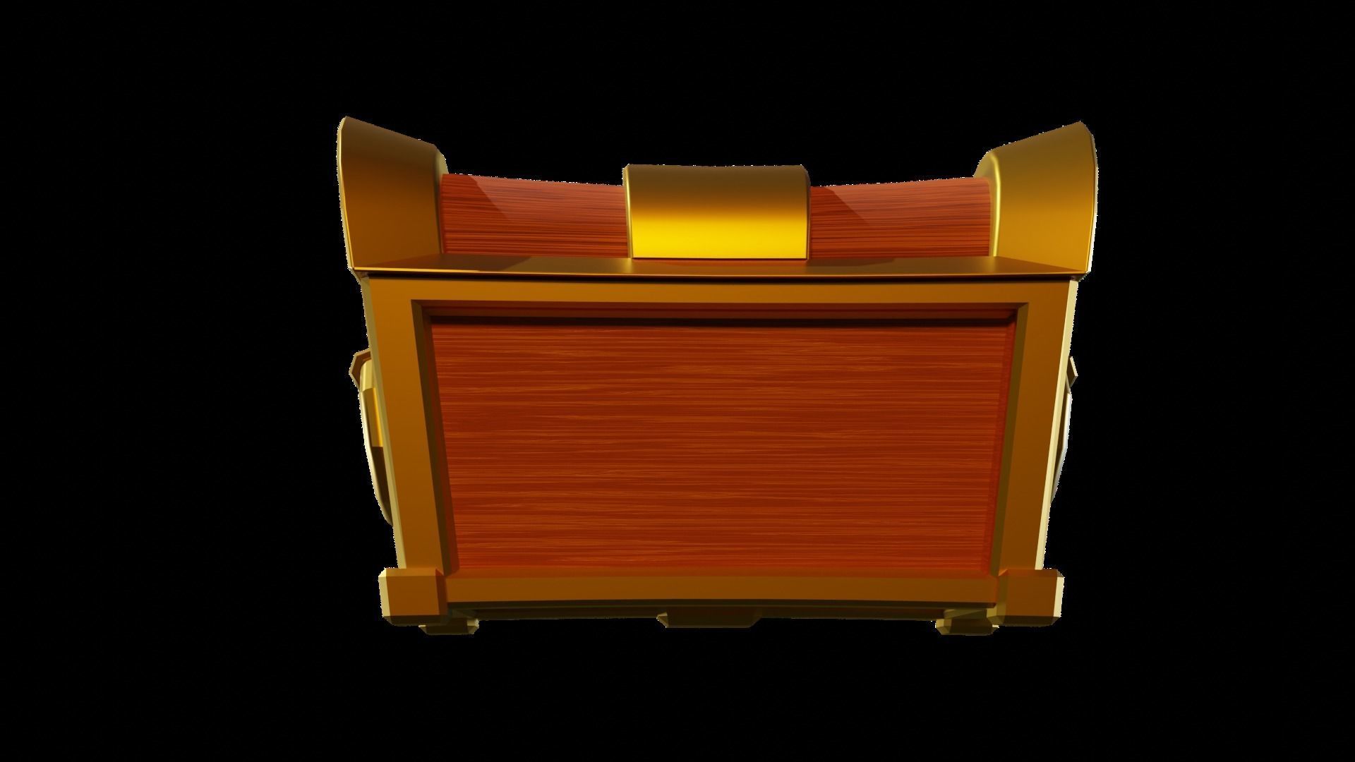 Low poly Treasure Chests  Low-poly 3D model_4