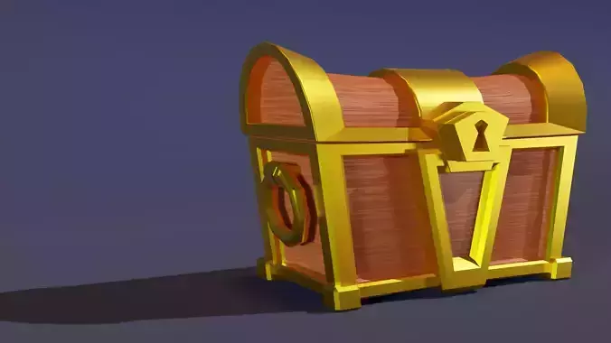 Low poly Treasure Chests 