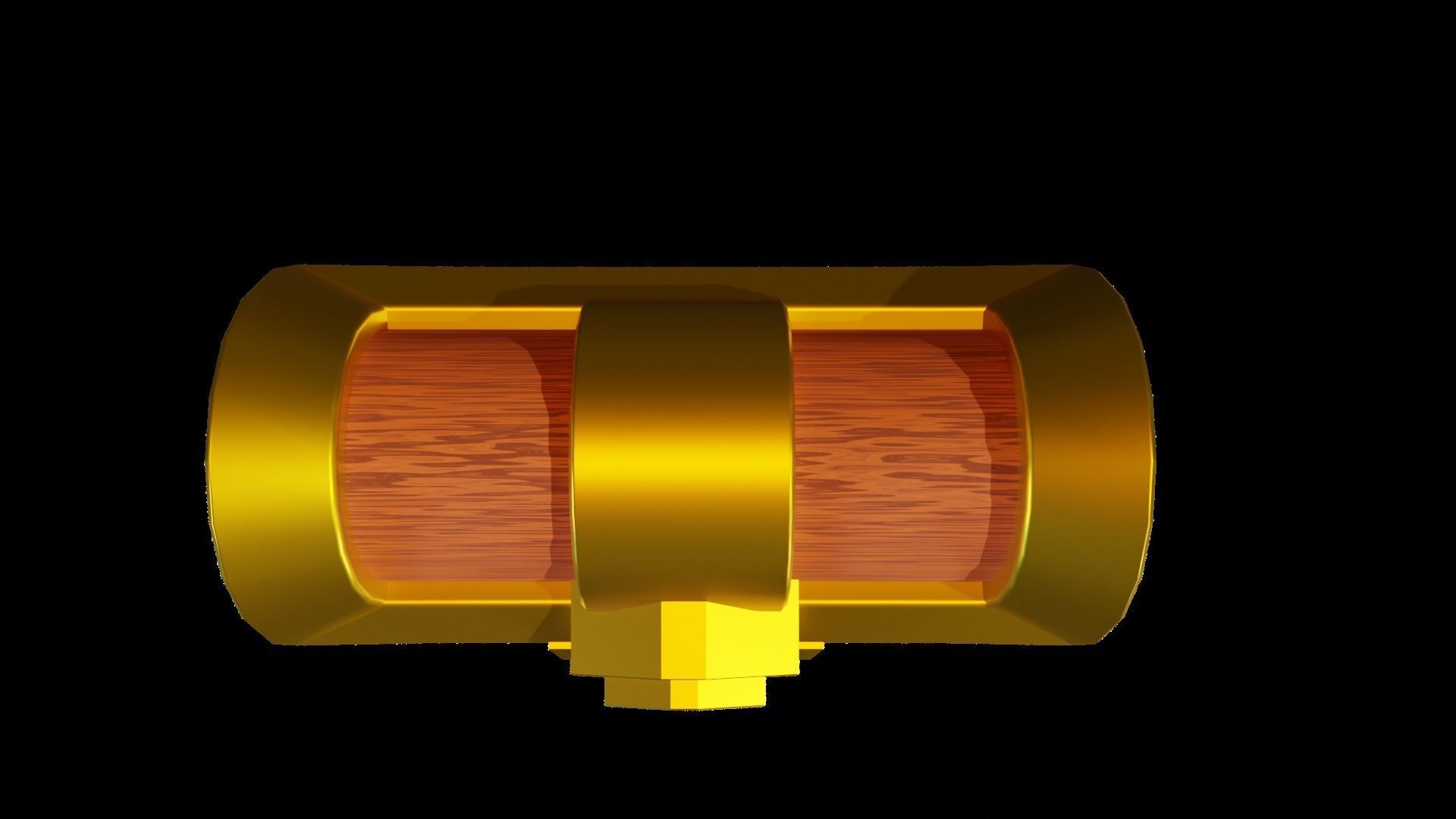 Low poly Treasure Chests  Low-poly 3D model_2