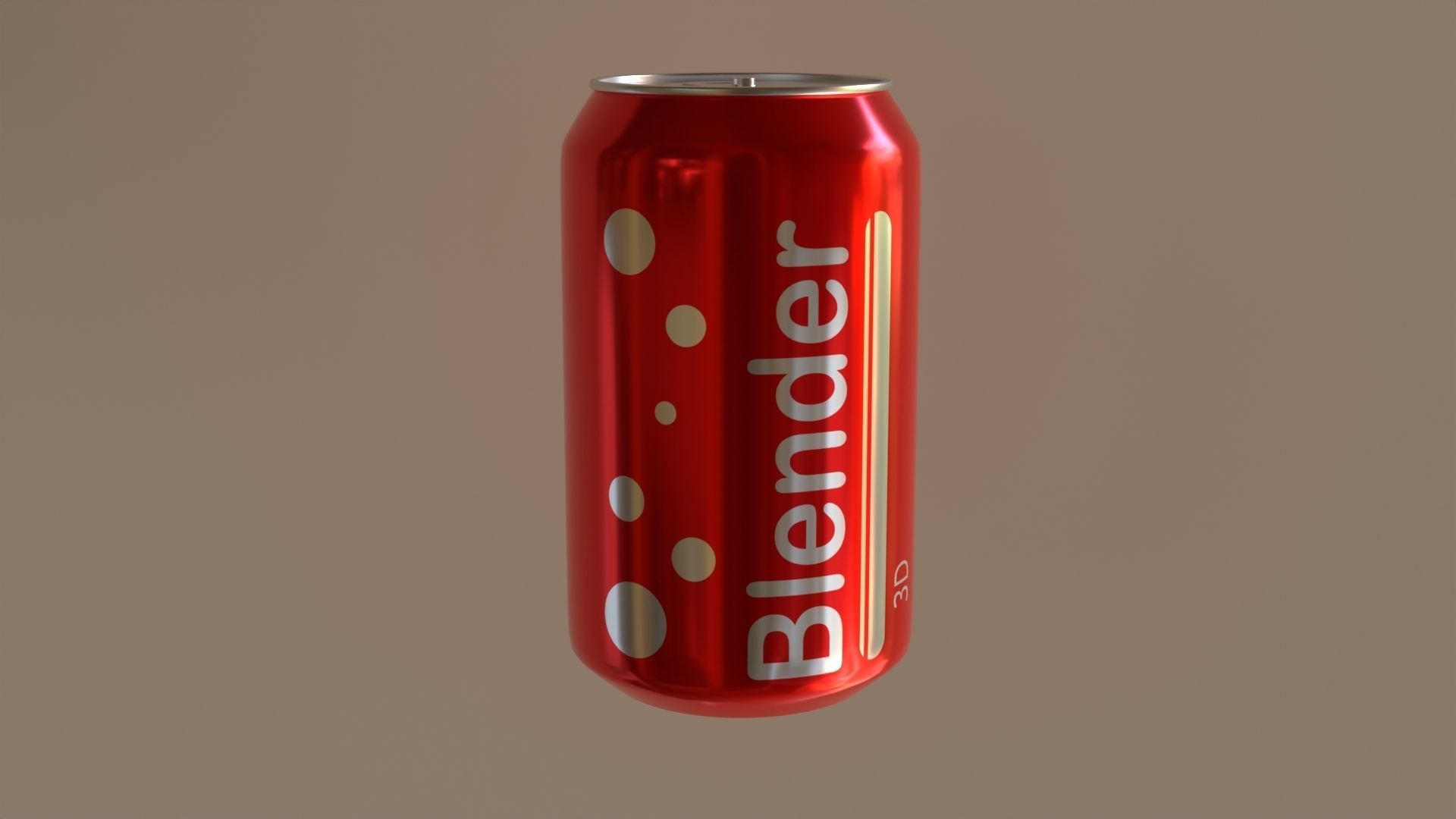 Beer can 3D Model 3D model_1