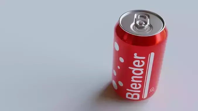 Beer can 3D Model